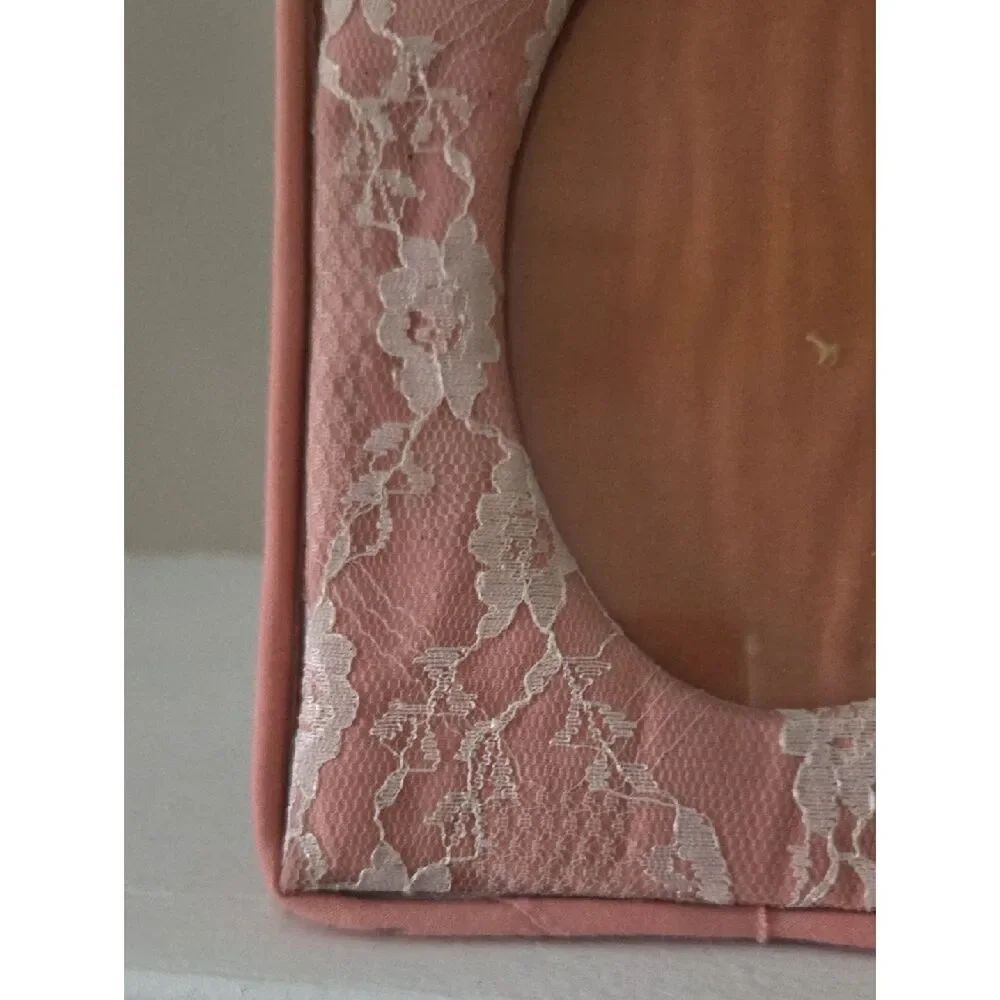 Pink Lace Floral Picture Frame - Picture 4 of 8